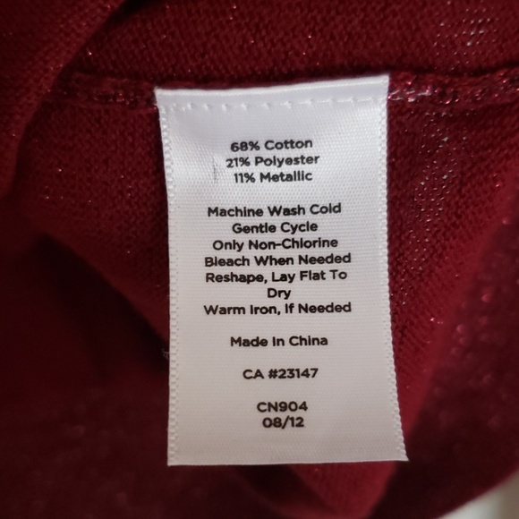 NWOT Talbots violet cardigan - Picture 5 of 5